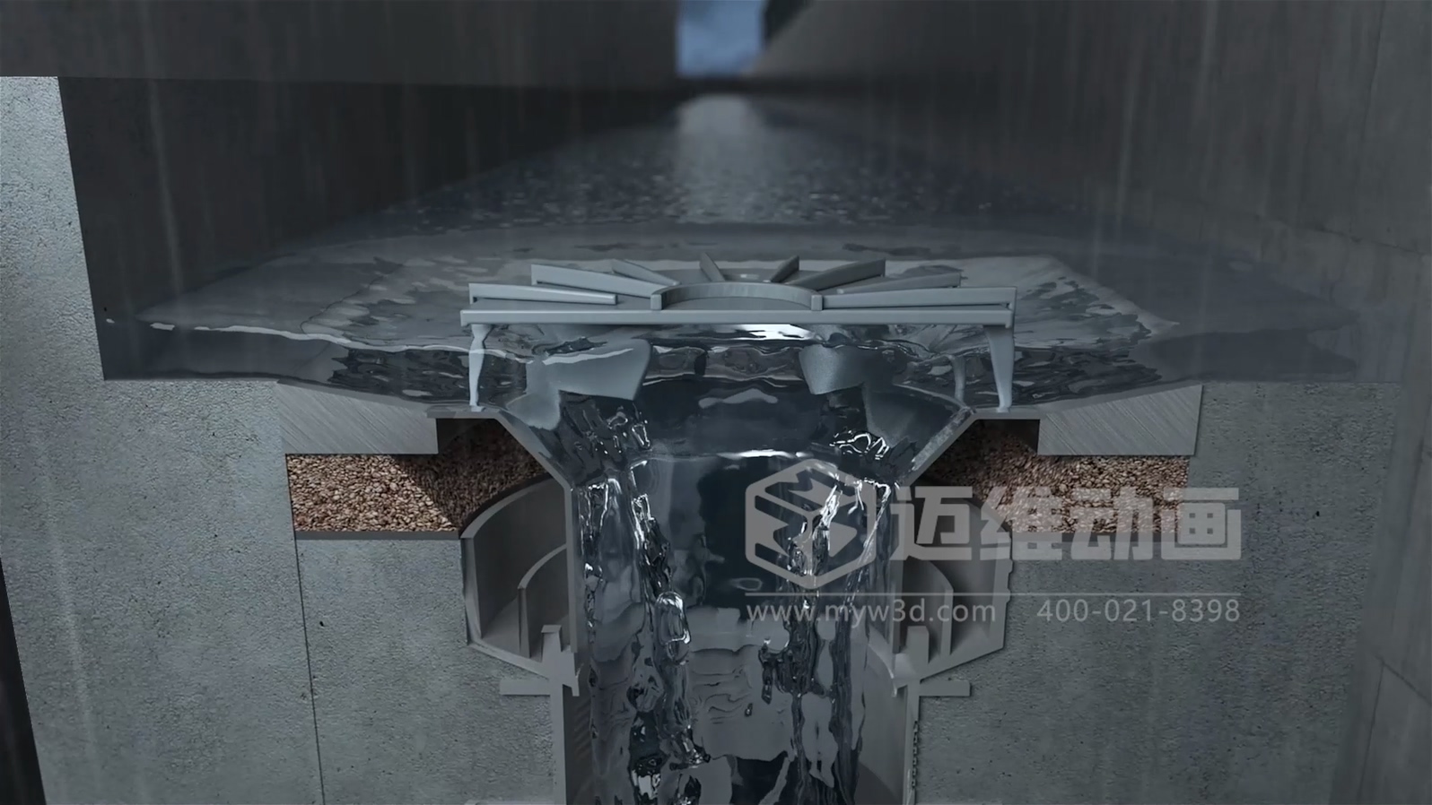 傳統(tǒng)營銷已 Out！三維動畫助力虹吸雨水管道系統(tǒng)強勢出圈，秒變吸睛爆款(圖2)